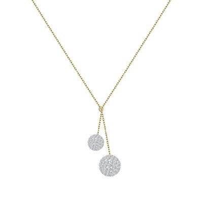 Collier en argent 925 et cristal CLEOR