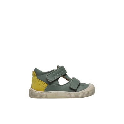 Sandales semi-ouvertes en cuir et suède BAREFOOT IRTYS NATURINO
