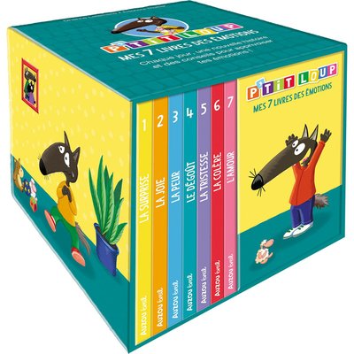 Bibliothèque P'tit Loup - "Mes 7 livres des émotions" EDITIONS AUZOU