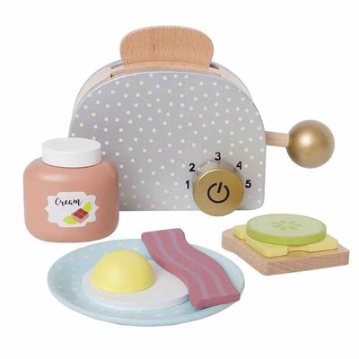 Jouet en bois - dinette - Petit déjeuner JABADABADO