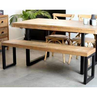 Banc bois recyclé 155cm BRISBANE PIER IMPORT