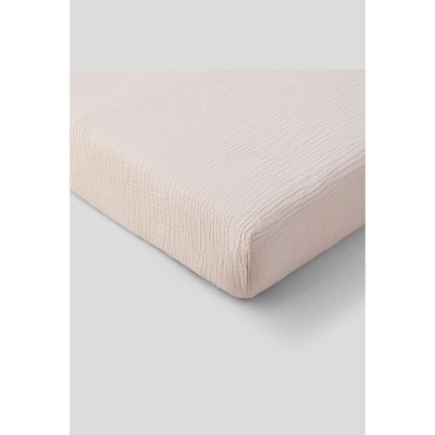 Drap housse 160x200 cm  Gaze de coton bio  Oekotex MONOPRIX MAISON