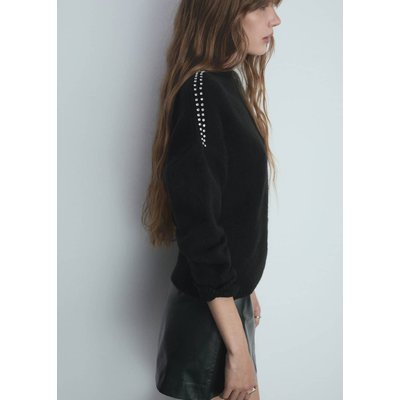 Pull noir brillant femme online
