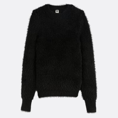 Pull col rond, en maille duveteuse LA REDOUTE COLLECTIONS