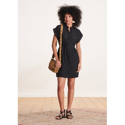 Robe courte en broderie anglaise LA FEE MARABOUTEE