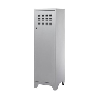 Armoire de rangement métal 1 porte Aluminium PIERRE HENRY