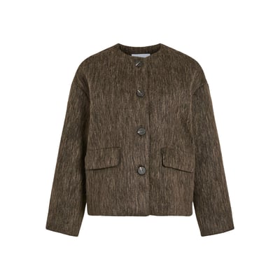 Manteau court à col rond VILA