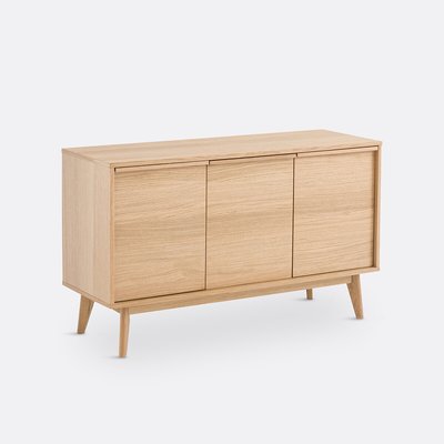 Buffet 3 portes plaqué chêne, Aram LA REDOUTE INTERIEURS