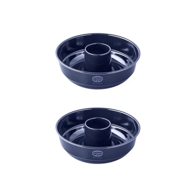 Lot de 2 moules à gâteaux 26,3/26,3 cm en acier BACK-LIEBE DR OETKER