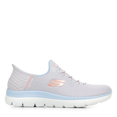 Baskets FEMME Skechers blanches et à slip-on SKECHERS