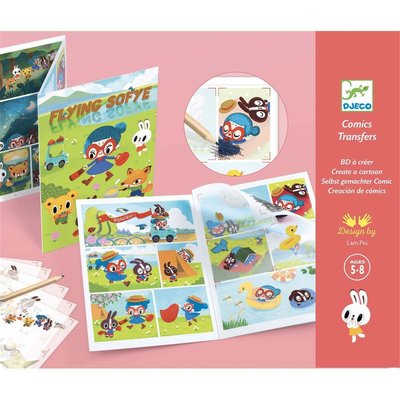 Décalcomanies BD à créer Flying Sofye DJECO