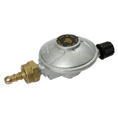 Détendeur gaz butane 28 Mbar + tétine pour bouteilles ADDAX