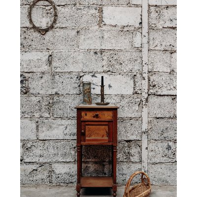 Table de chevet en marbre Odile N°492 - Bon état DEBONGOUT