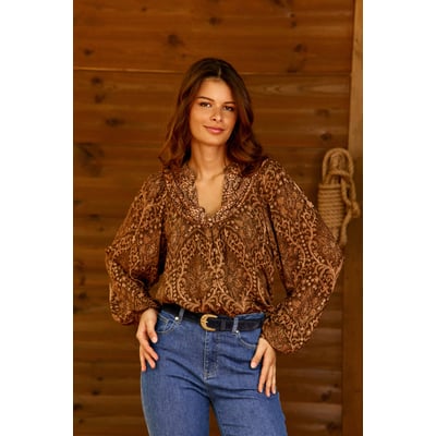 BLOUSE imprimé cachemire BLYN LA PETITE ETOILE