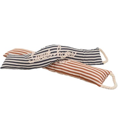 Set de 2 bas de porte rayées 83x7x15cm WADIGA