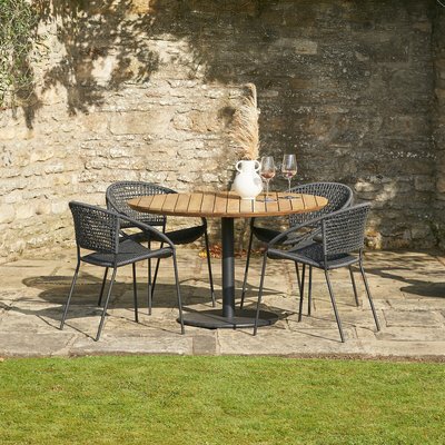 Dakota Outdoor 4 Seater Dining Set SO'HOME