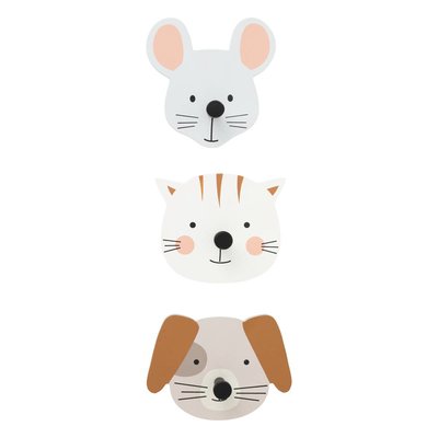 Lot de 3 patères enfants ADONI ATMOSPHERA
