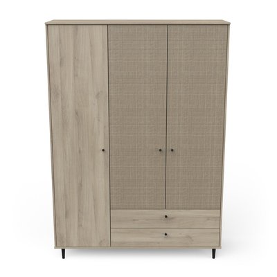 Armoire 3 portes ouvrantes et 2 tiroirs - SAIGON CALICOSY