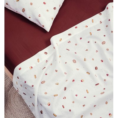 Drap plat bébé en coton bio, GOURMANDISES KADOLIS