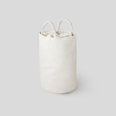 Panier à linge chiné, 33x48cm, en tissu MONOPRIX MAISON