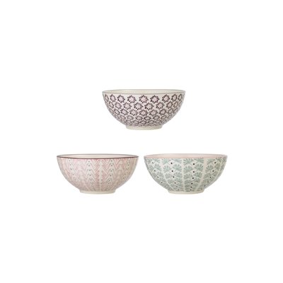 Lot de 3 bols en grès MAYA BLOOMINGVILLE