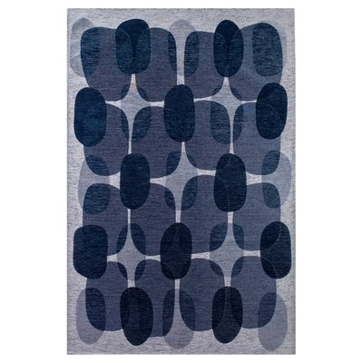 Tapis de salon moderne tissé plat BLACK SPICE NOVATREND