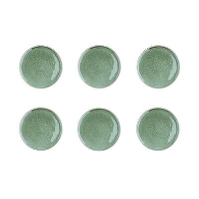 Lot de 6 assiettes à dessert en grès, MAGMA BJORN
