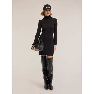 Robe fourreau en maille mélangée laine MOTIVI
