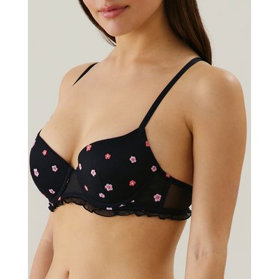 Soutien-gorge ampliforme en tulle avec broderies FIORDALIZ UNDIZ