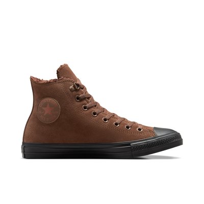 Converse cuir marron La Redoute