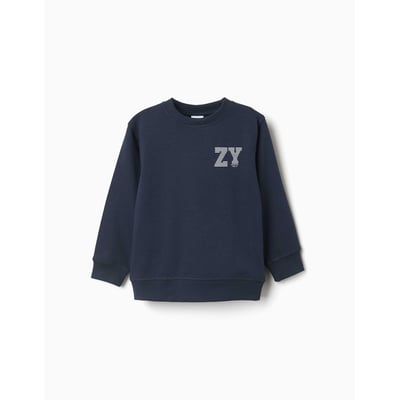 Sweat en molleton avec imprimé ZY en relief ZIPPY