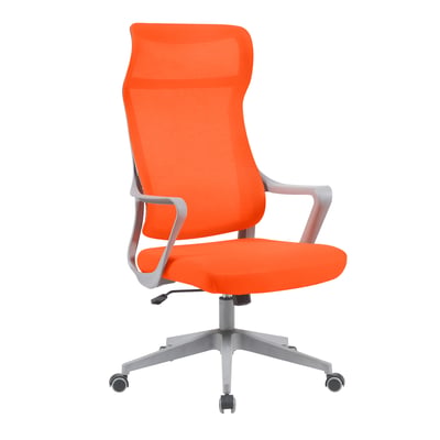 Fauteuil de bureau rotatif en tissu mesh, REMI HISPANOHOGAR