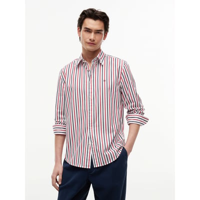 Chemise manches longues en popeline TOMMY HILFIGER