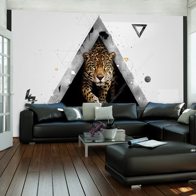 Papier peint intissé panoramique Animaux Abstraction sauvage EDEN