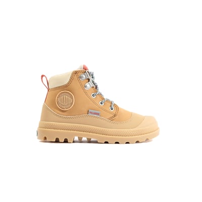 Baskets montantes en cuir Pampa Hi Cuff Hkr Wp Enfant PALLADIUM