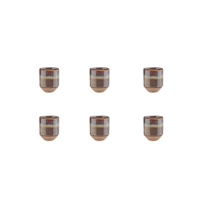 Lot de 6 tasses en grès, GENESIS BJORN