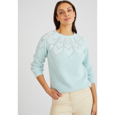 Pull détails ajourés DAMART