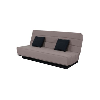 Banquette clic-clac, housse et 2 coussins DUNLOPILLO
