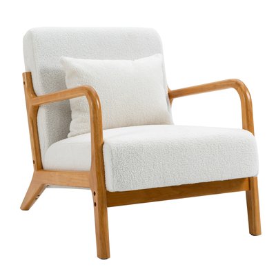 Fauteuil de salon en bois massif, OHAMA NORDLYS
