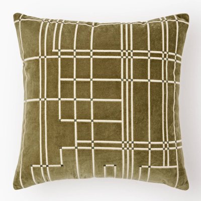 Coussin velours, 45x45cm MONOPRIX
