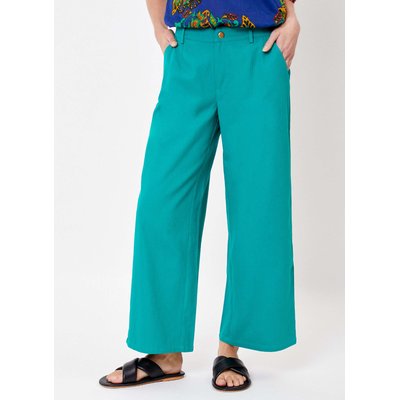 Pantalon évasé coton imprimé 7/8ème MEL LA FIANCÉE