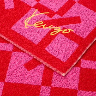 Serviette de plage en coton, K MONOGRAM KENZO HOME