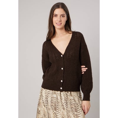 Gilet femme en maille ajourée DORFI DEELUXE
