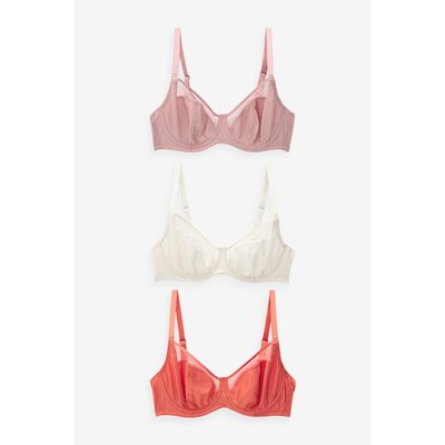 Soutien-gorge demi-dos renforcé, lot de 3 NEXT