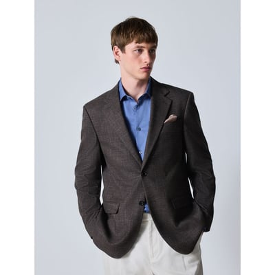 Blazer texturé en laine mélangée NEXT