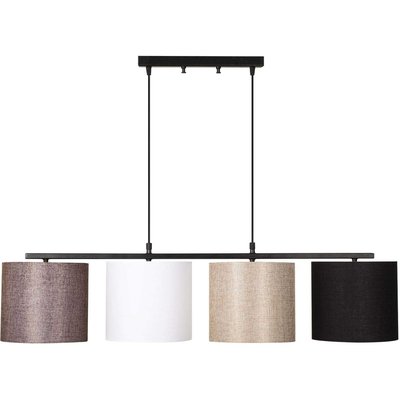 Suspension en métal 4 abat-jour Valiz HANAH HOME