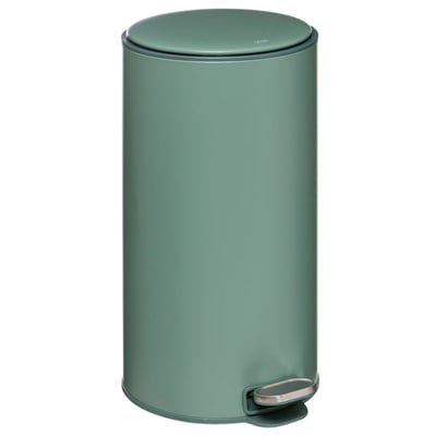 Poubelle de cuisine ronde 30L en métal à pédale DELTA 5FIVE SIMPLY SMART