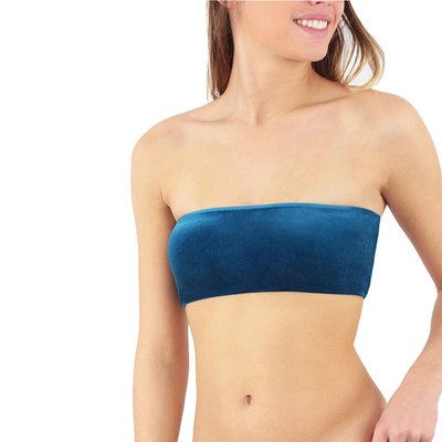 Haut de maillot bandeau velours Escale JANINE ROBIN