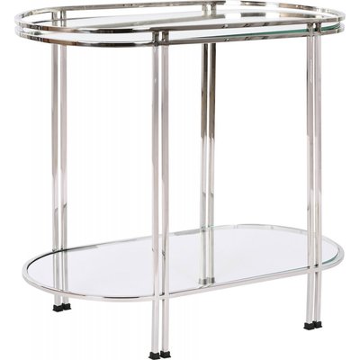 Table d'appoint en acier, design épuré RECOLLECTION