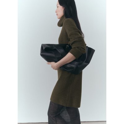 Robe courte maille col roulé MANGO